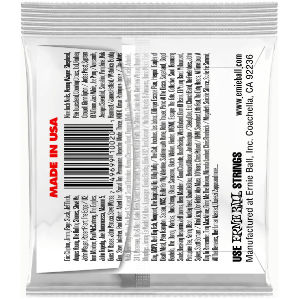 P01020 Струна отдельная для акустической и электрогитары, калибр .020. Ernie Ball