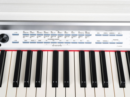 DP740K-PVC-WH Цифровое пианино, белое, матовое (сатин), Medeli