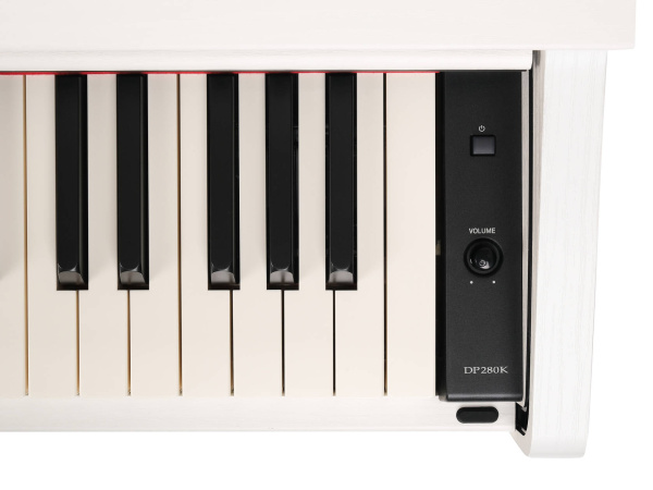 DP280K-PVC-WH Цифровое пианино, белое, сатин, Medeli
