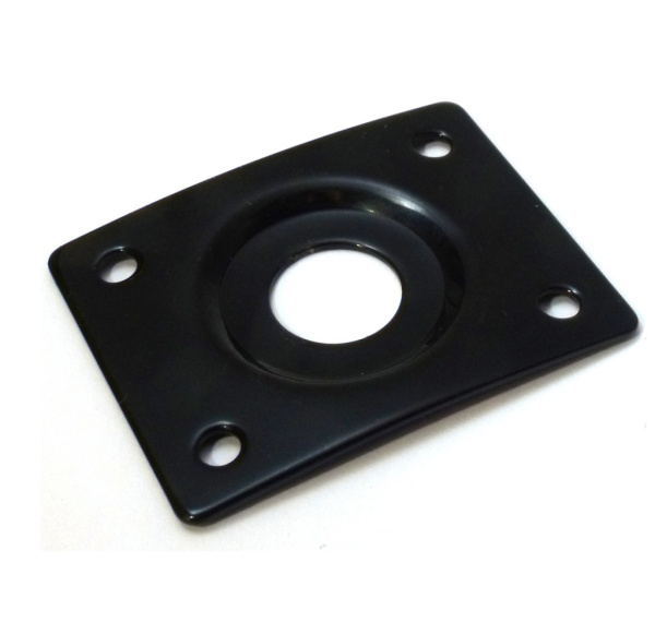 HJ005-BK Накладка выходного разъема гитары, черная, Paxphil