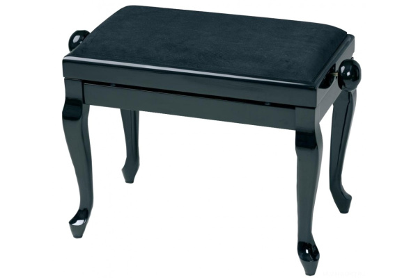 (TDN) GEWA Piano Bench Deluxe Classic Black High Gloss банкетка фортепианная
