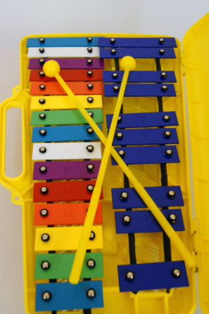 FLT-TL25S Металлофон 25 брусков, цветной чемоданчик. Lutner