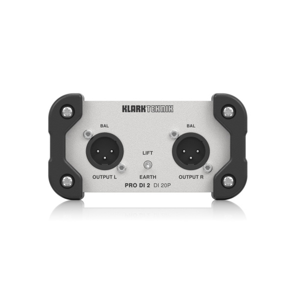DI 20P Директ бокс (ди-бокс) пассивный, двухканальный. KLARK TEKNIK