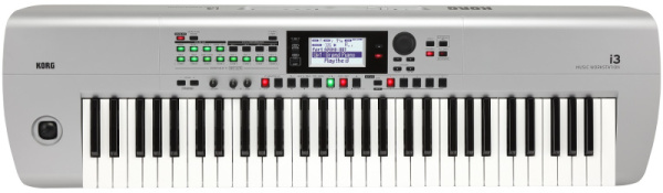 i3 MS Синтезатор / Рабочая станция, цвет серебристый, 61 клавиша. KORG