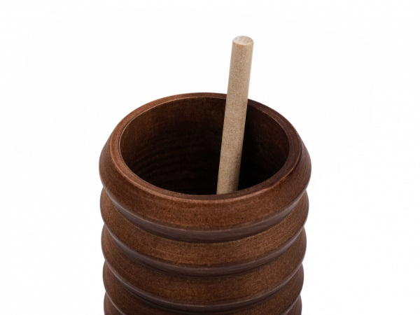 MS-T2-RB-05 Рубель круглый с бубенцами, тонировка, Мастерская Сереброва