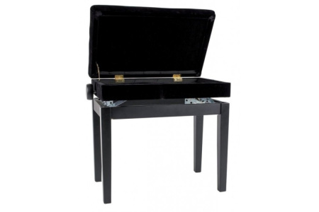 (TDN) GEWA Piano bench Deluxe Compartment Black matt банкетка для пианино