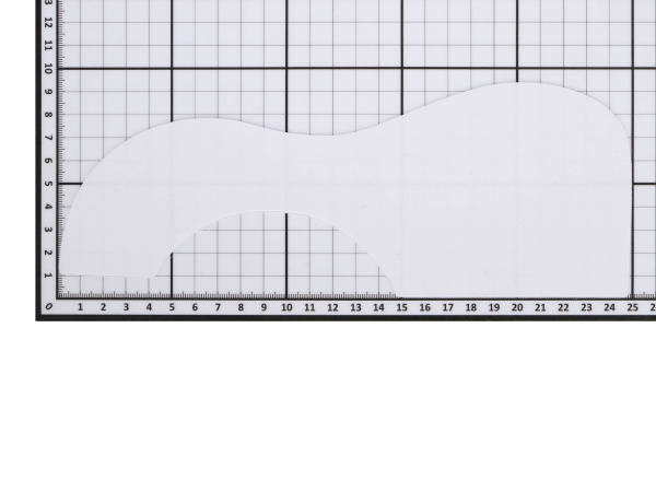 376A-LG-CLR Защитная накладка для акустической гитары, большая, прозрачная, D'Andrea