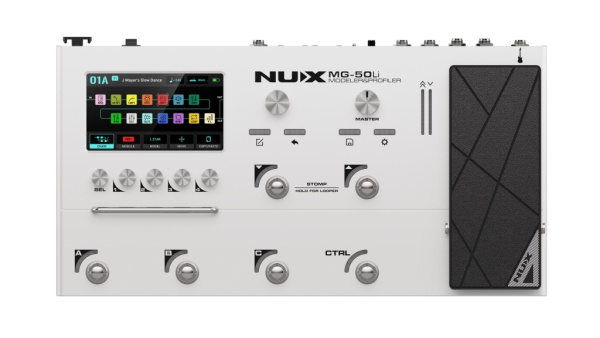 (LUT) MG-50LI-WH Процессор эффектов, портативный, белый, Nux