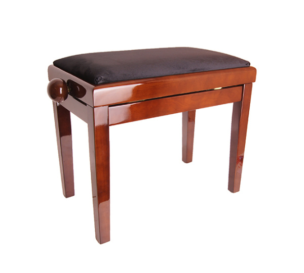 HY-PJ018B-GLOSS-WALNUT Банкетка, темный орех/черный, Rin