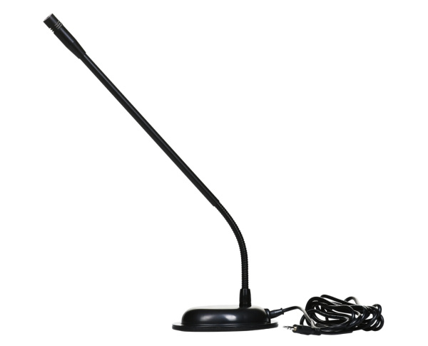 (LUT) 2152112 МКЭ-215-2 Микрофон электретный USB, черный, в картонной упаковке, Октава