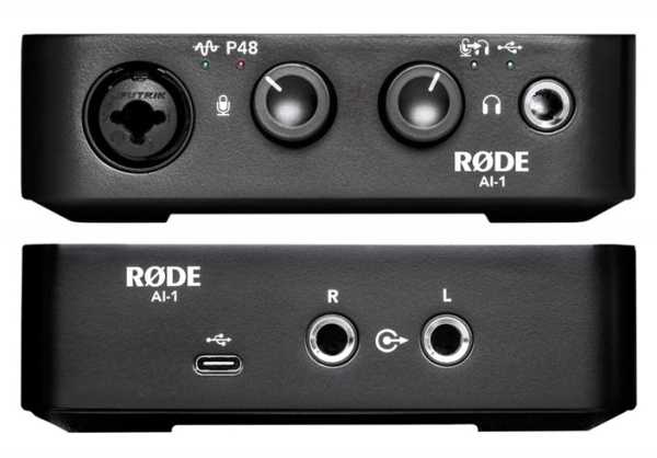 AI-1 Одноканальный USB аудиоинтерфейс (звуковая карта). RODE