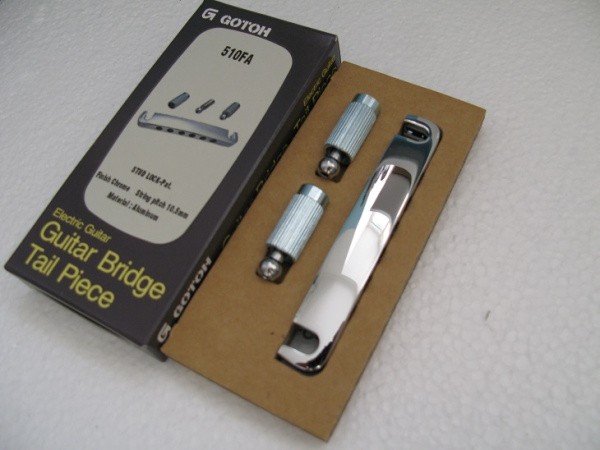 510FA C Струнодержатель для электрогитары хром. Gotoh (Made in Japan)
