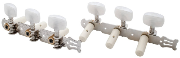 AOD-018CP Комплект хромированной механики 35мм для классической гитары. Alice