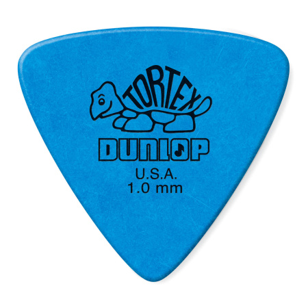 431P1.0/431R1.0 Tortex Triangle Медиатор 1 шт, толщина 1,00мм, треугольные, Dunlop