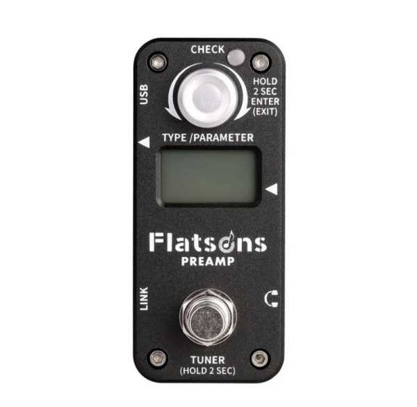 FPR1 Preamp black Педаль эффектов, Flatsons