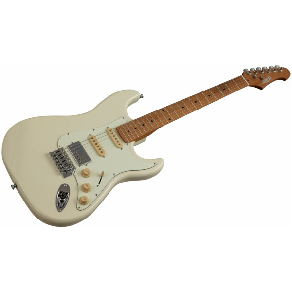 JS-250 OW электрогитара, Stratocaster, корпус тополь, 22 лада, HSS, tremolo, цвет OW, JET