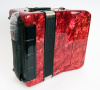 Romance603-III-72/60-RD Romance 603 Аккордеон кнопочный 60/72/III/5, футляром и ремнями, Weltmeister