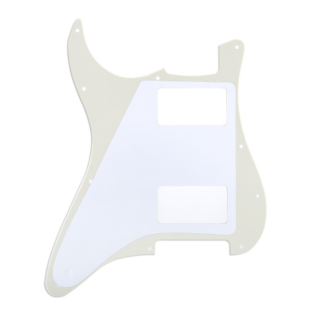MX1379CM Защитная накладка электрогитары Fender Stratocaster HH, 3 слоя, кремовая, Musiclily