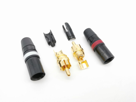 E56-2RCA-2RCA-0100-0 Кабель аудио 2хRCA-2хRCA, 1м, ZZcable
