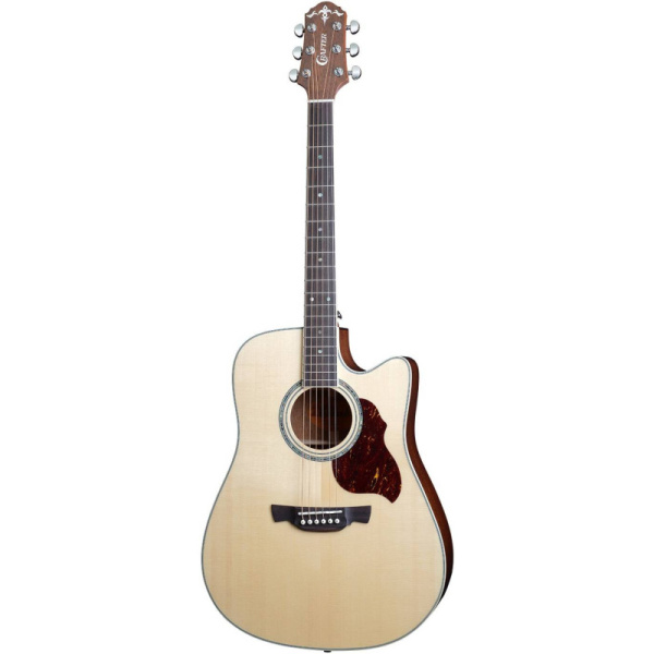 DE-8/NC Электроакустическая гитара, чехол в комплекте. CRAFTER