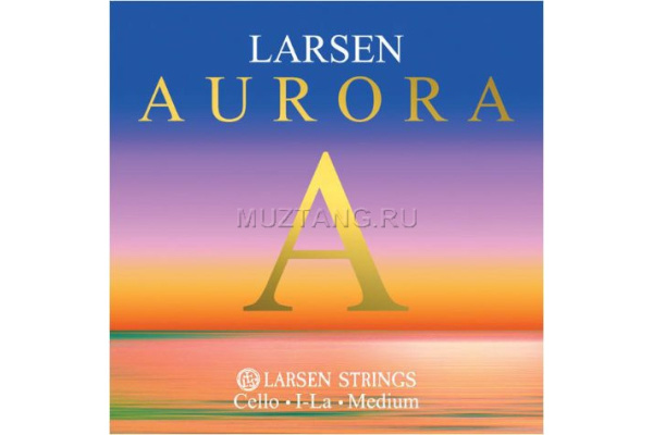 (TDN) LARSEN Aurora струна A (Ля) для виолончели 4/4, среднее натяжение