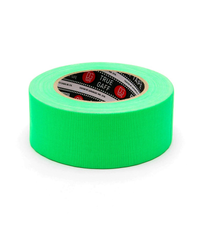 TRUEGAFF50/25FL-G Клейкая лента 120mesh @trueGAFF (професс. тейп) 50мм/25м, зеленый. DG Solutions