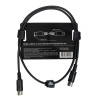 SC012-1M профессиональный пятиконтактный (5pin) миди-кабель с надежными разъемами DIN5, 1м, ROCKDALE
