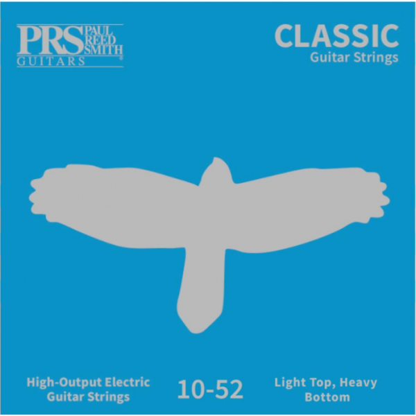 PRS10-52 Комплект струн для электрогитары Classic, 10-52, Light Top/Heavy Bottom, никель. PRS