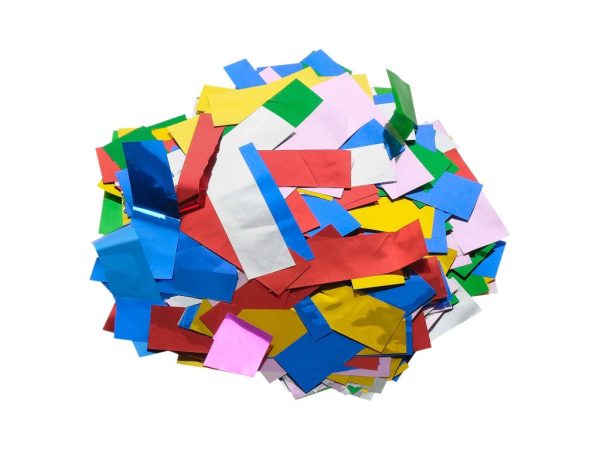 FMCMCL Конфетти металлизированное 17х55мм, разноцветный, упаковка 1 кг, LFocus