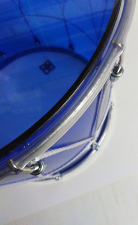 BKA-14Snv Барабан кавказский 14", акрил 34х36см, с верёвкой, синий, Мастерская Бехтеревых