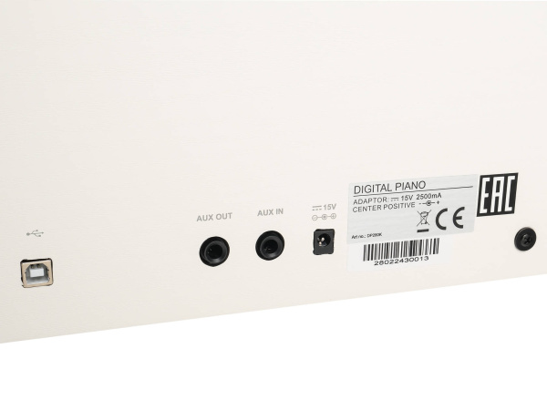 DP280K-PVC-WH Цифровое пианино, белое, сатин, Medeli