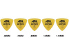 4260 Ultex Triangle Медиатор 1 шт в ассортименте 5 толщин, треугольный, Dunlop