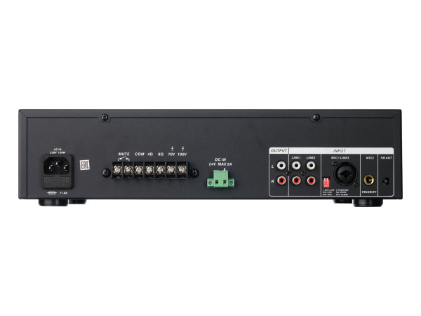 HY1120MBT Усилитель мощности трансляционный, 120Вт, Pearller