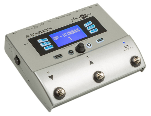 PLAY ELECTRIC Напольный вокальный/гитарный процессор эффектов, TC HELICON  