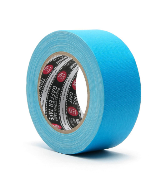 TRUEGAFF50/25FL-BL Клейкая лента 120mesh @trueGAFF (професс. тейп) 50мм/25м, голубой. DG Solutions