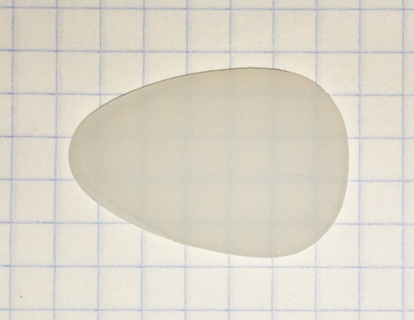 P210 Медиатор капролон для домры альт, бас, мягкий, универсальный, Мозеръ