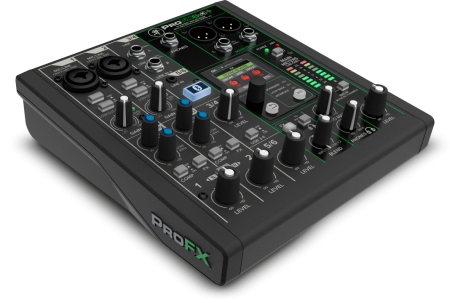 ProFX6v3+ 6-канальный микшер с процессором эффектов, режимами записи USB, Bluetooth. MACKIE