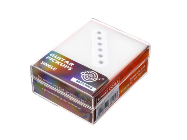 BS-04Bridge-WH Звукосниматель магнитный, сингл, бриджевый, белый, Belcat