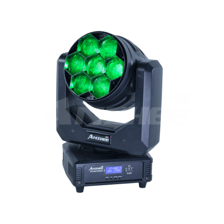 H7x40Z-WASH, RGBW, Cветодиодный вращающийся прожектор. Anzhee