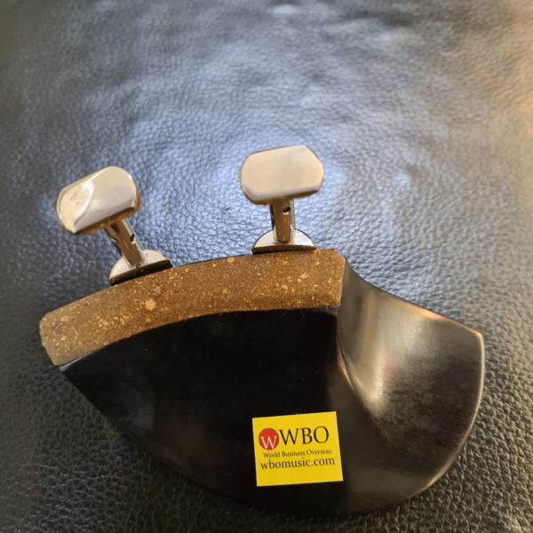 VC05Eh-4/4 Подбородник для скрипки, модель Teka, крепление Hill, черное дерево, WBO