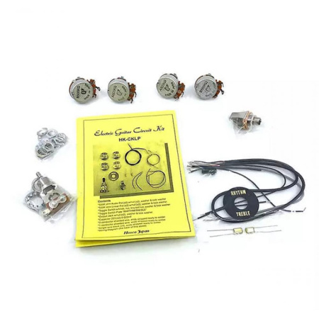 HKA-CKLP-B Комплект темброблока для электрогитары, Les Paul, черный, Hosco