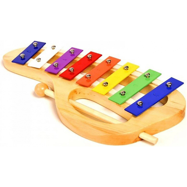 FM8-1 Металлофон (8 нот) с ручкой. FLIGHT