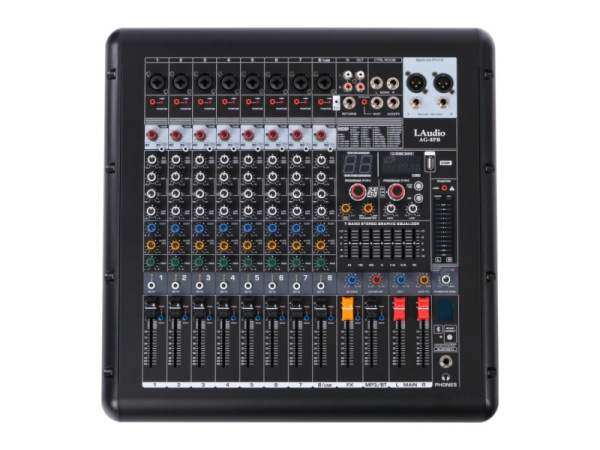 AG-8PB Активный Микшерный пульт, 8 каналов, серия PRO, LAudio
