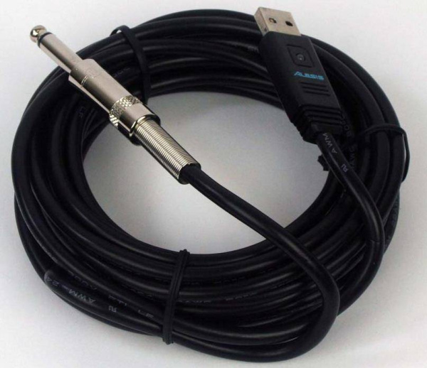 Guitar Link Plus - USB-кабель для гитары (1/4'TS ->USB), ALESIS