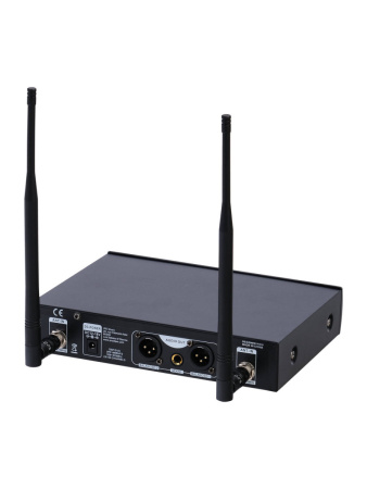 DSP-DUO-UHF-M850/F5 Беспроводная микрофонная система, 2 ручных передатчика, Prodipe
