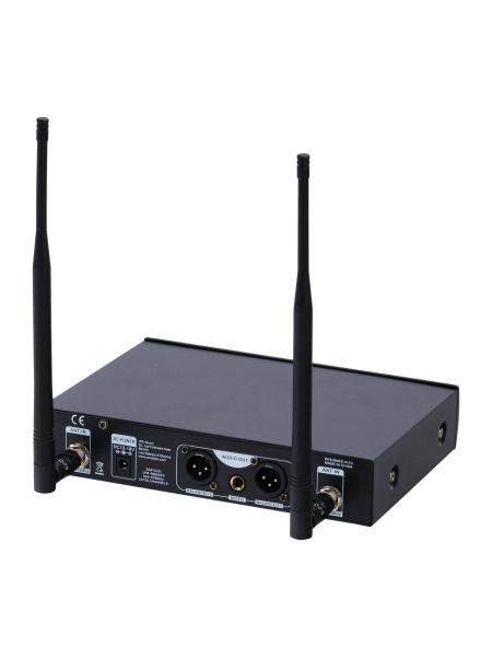 DSP-DUO-UHF-M850/F5 Беспроводная микрофонная система, 2 ручных передатчика, Prodipe