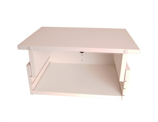 Lut-FS01-WH Подставка под ноги юного пианиста, белая, Lutner