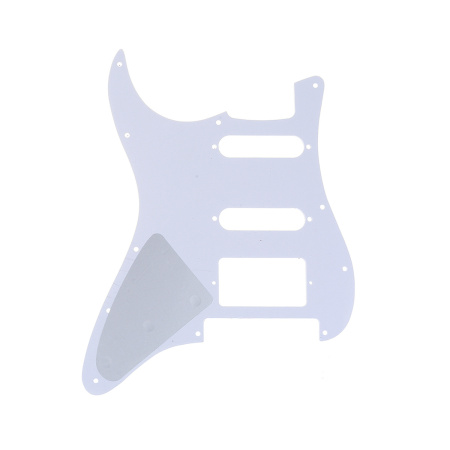 MX1380WH Защитная накладка гитары Fender Stratocaster HSS, 3 слоя, белая, Musiclily
