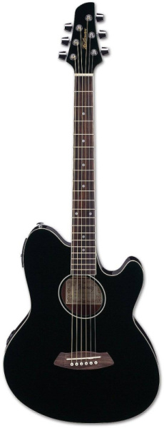TCY10E-BK BLACK HIGH GLOSS электроакустическая гитара, черный цвет. IBANEZ