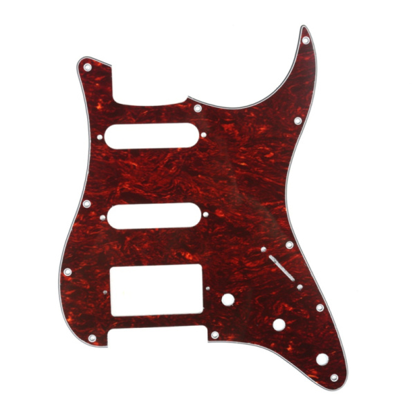 MX0332 Защитная накладка электрогитары Fender Stratocaster HSS, 4 слоя, черепаший панцирь, Musiclily